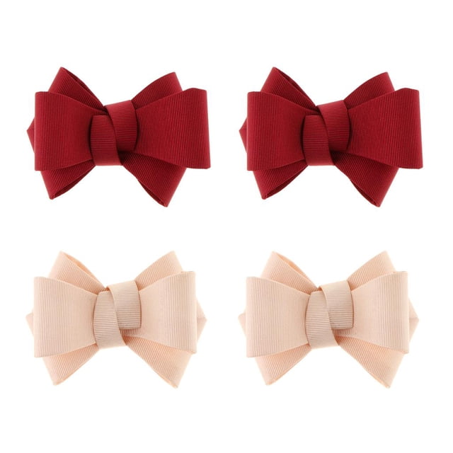 Paquete de 4 Pinzas Lazo Salvador Accesorios para Hebilla de Adornos para Graduación Nupcial