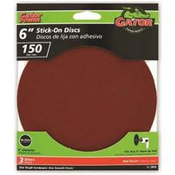 Gator Gator Stick-On Sanding Disc, 6 in., 150 Grit