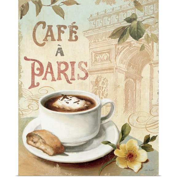 Great BIG Canvas | "Cafe in Europe I" Art Print - 16x20