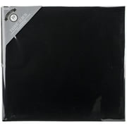 Colorbok Fabric Post Bound Album, 12"x12", Black