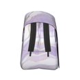 thumbnail image 3 of Hirioo Lavender Glitter Foil Stripes for Large Grid Mesh Pencil Case with Zipper Stationery Organizer Case, 3 of 7