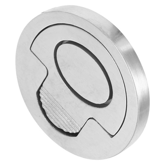 Raindrops Cabinet Recessed Pull Silver Stainless Steel for Home Use with Smooth Finish