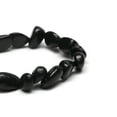 thumbnail image 6 of 1pc Shungite Beaded Bracelet Tumbled Stones Crystal EMF Protection Healing Reiki, 6 of 9