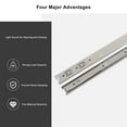 thumbnail image 4 of Stainless Steel Drawer Slides 22 Inch For Bathrooms, Living Rooms, And Bedrooms With High Load Capacity,  Operation, And Adjustable Screw Hole Design, 4 of 8