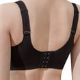 thumbnail image 6 of AILIVIN Bras for Women Wireless Full Figure Comfort Minimizer No Wire Plus Size Bra Full Coverage Wirefree Cute Comfy Wide Strap Lifting Up Minimizering Comfortable Womens Bras Black 34DD 34 DD, 6 of 8