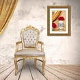thumbnail image 3 of Millet, Karyn 17x24 Gold Ornate Wood Framed with Double Matting Museum Art Print Titled - Oriental Vase, 3 of 4