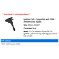 thumbnail image 2 of Ignition Coil - Compatible with 2004 - 2005 Hyundai XG350 2003, 2 of 2