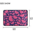 thumbnail image 7 of GZHJMY Valentine's Day Love Heart Floor Mat, Non-Slip Washable Entrance Front Door Rug for Home Indoor Kitchen Bathroom Bedroom, 23.6"x15.7", 7 of 7