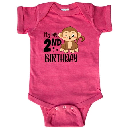 

Inktastic Monkey Its My 2nd Birthday Gift Baby Boy or Baby Girl Bodysuit
