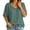 F-217Dark Green, variant on ZHOGXU Womens Summer T Shirt Short Sleeve V Neck Solid Color Comfortable Lightweight Breathable Tee Top For Casual Daily Wear,Orange,L