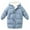 Sky Blue, variant on Huowey Girls Down Jacket with Thick Quilted for Winter Warm Outwear Casual Mid Length Coat