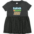 thumbnail image 3 of Inktastic Baker in Training Baking Girls Baby Dress, 3 of 5