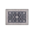 thumbnail image 2 of World Rug Gallery Transitional Bordered Machine Washable 2'1"x3' Dark Gray Door Mat, 2 of 8