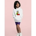 thumbnail image 2 of Kid And Kitten On Fruit Hoodie Juniors -Image by Shutterstock,  Small, 2 of 4