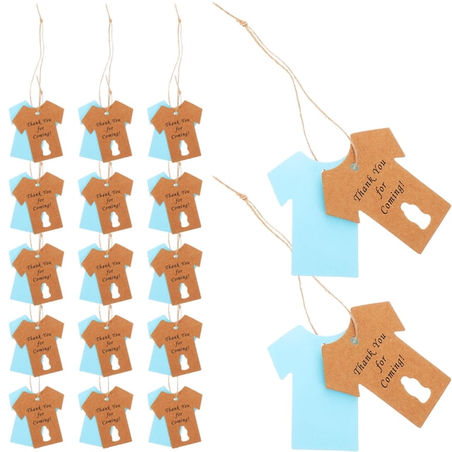 NUOLUX 1Jgo Etiquetas Marrones Para Colgar Agradecimiento Para De Regalos