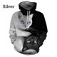 thumbnail image 3 of Sudadera con capucha con estampado 3D de lindos gatos para hombres y mujeres, sudaderas con capucha divertidas con gatos, sudaderas casuales, ropa de calle, 3 of 5