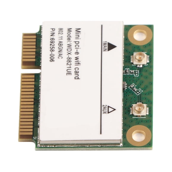Mini WIFI Card,Dual Band 2.4G/5Ghz Network PC E Card WIFI Card Solid Performance