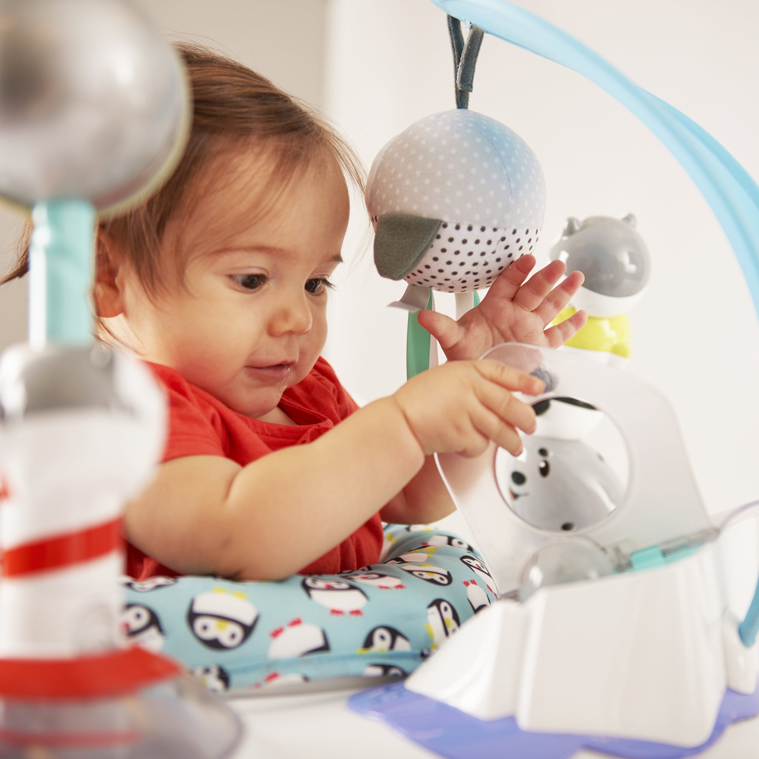 ExerSaucer Polar Playground Bouncing Activity Center