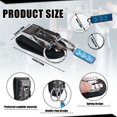 thumbnail image 2 of shiyou-Heavy Duty Belt Clip Keychain, Duty Belt Key Holder Leather, Belt Clip for Keys, Belt Loop Keychain, 2 of 4