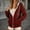 Red, variant on Women's Hooded Sweatshirts with Pockets Drawstring Long Sleeve Plaid Printed Zipped Hoodies 2025 Fall Fashion Jackets Y2K Outfits