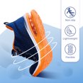 thumbnail image 4 of GOOBON Mens Running Shoes Tennis Shoes Non Slip Air Cushion Athletic Sneakers Breathable Fashion Walking Sneakers for Workout Jogging, 4 of 7
