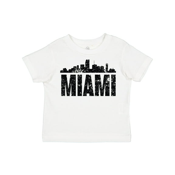 Inktastic Miami Skyline Grunge Boys or Girls Toddler T-Shirt
