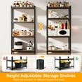 ERGOMASTER Storage Shelves Metal Garage Shelving Unit 4Shelf