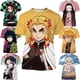 thumbnail image 2 of Camiseta de manga corta con estampado 3D de Anime Demon Slayer, Kimetsu no Yaiba, Kamado, Nezuko, Kochou, Shinobu, 2 of 5