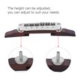 thumbnail image 1 of Rosewood Base Bridge, Long Time Use Sturdy And Rustproof With Ferrules Guitar Bridge, Durable For Guitar Guitar Repair Master, 1 of 8