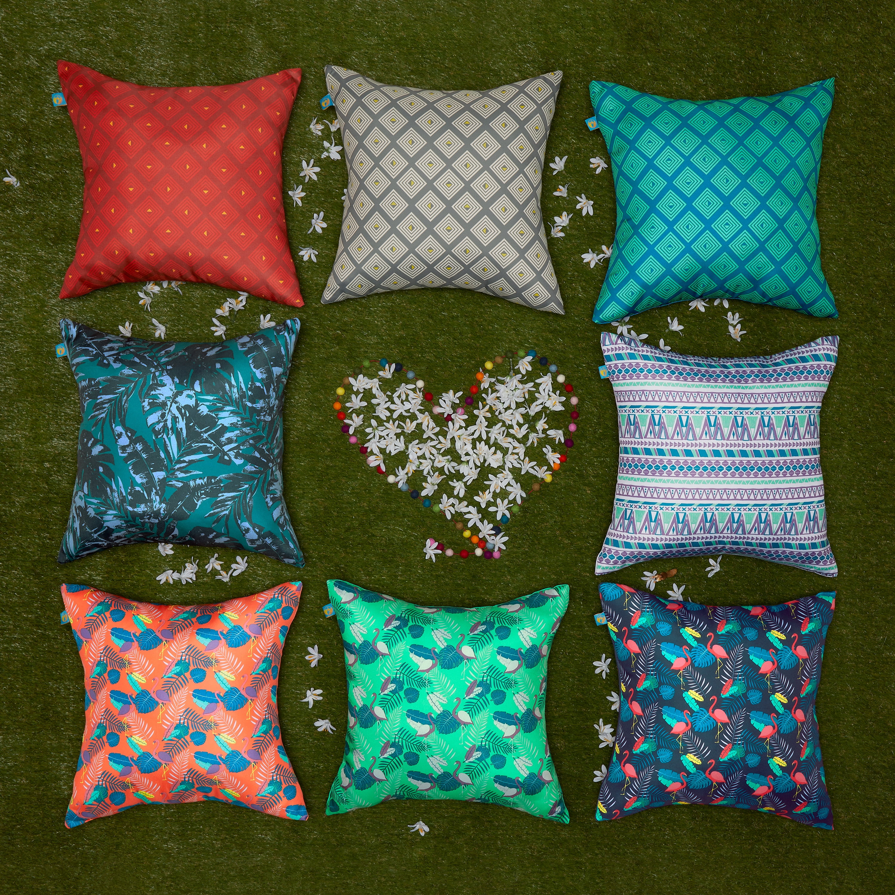 Classic Accessories POFP1818 18 x 5 in. Water Resistant Accent Pillows, Olympic Forest