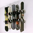 thumbnail image 3 of SafeRacks Wall Mounted Ski/Snowboard Rack - Includes 5 Storage Hooks, 3 of 7