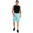 thumbnail image 5 of Inkmeso Casual Solid Elastic Waist Shorts For Men Loungewear With Pockets Cotton Short Pants, 5 of 7