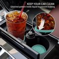 thumbnail image 3 of ZKAUTO Car Coasters for Cup Holders [4 Pack] - 2.75In Silicone Auto Mug Mats - Universal Non-Slip Recessed Car Interior Accessories - Teal Blue, 3 of 14