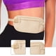 thumbnail image 1 of Riñonera con cinturón para dinero, práctica riñonera con cremallera, cartera para mujer para actividades al libre, fitness, deportes largos Beige, 1 of 8