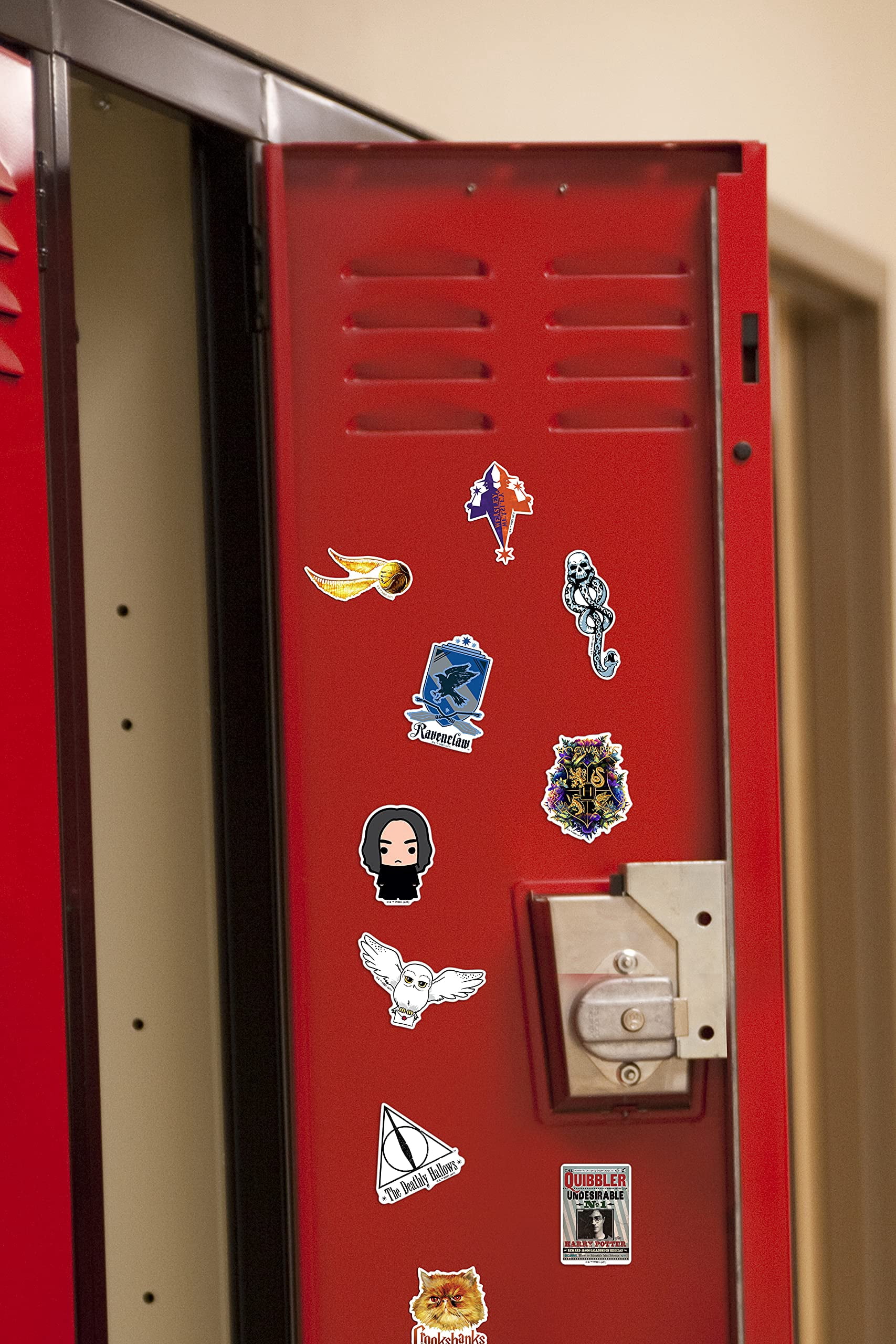Harry Potter 200ct Vinyl Sticker Pack  Hogwarts Houses, Harry, Hermione, Ron, Dumbledore, Deathly Hallows Die-Cut Stickers for Laptop, Water Bottle, Scrapbooking, Tablet, Indoor & Outdoor