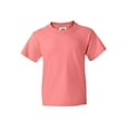 thumbnail image 2 of Fruit of the Loom - HD Cotton Youth Short Sleeve T-Shirt - 3930BR - Coral - Size: L, 2 of 3