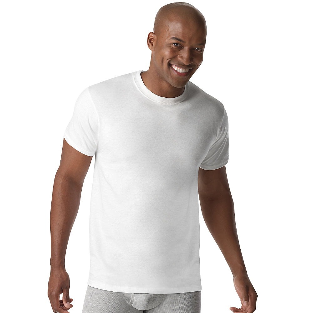Men's FreshIQ ComfortBlend Crew Neck T-Shirts 3-Pack - Walmart.com