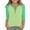Green, variant on uublik Girls' Pullover Shirts Kids Crewneck T-Shirts 3/4 Sleeve Tops Cute Fall Blouse Tees Size 3T-14 Black