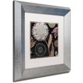 thumbnail image 2 of Trademark Fine Art "Daisy Cartwheels I" Canvas Art by Color Bakery White Matte, Silver Frame, 2 of 4