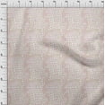 thumbnail image 3 of oneOone Cotton Jersey Blush Pink Fabric Snake Animal Skin Dress Material Fabric Print Fabric By The Yard 58 Inch Wide, 3 of 4