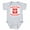 Heather Gray, variant on CafePress - Polishprincess22 - Cute Infant Bodysuit Baby Romper - Size Newborn - 24 Months