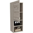 thumbnail image 6 of Tuhome Mila Medicine Cabinet, Two Interior Shelves, Two External Shelves, Single Door Cabinet -Light Gray, 6 of 7