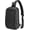 Black, variant on KINGSONS  Anti-Theft Laptop Sling Backpack - 13 Inch, Waterproof, USB Charging Port, TSA Lock, Ideal for Travel and Hiking