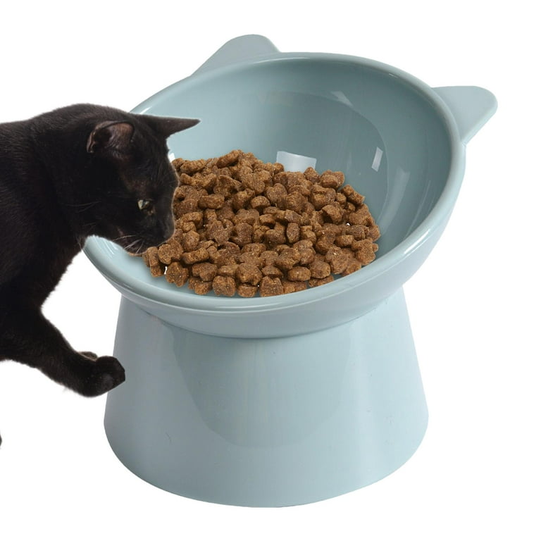 Tilted Cat Food Bowls | Anti Vomiting Raised Cat Bowls | Ergonomic Tilted  Cat Bowl, Elevated Kitten Dish Pet Food And Water Feeding Station for  Indoor