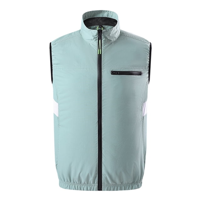 Gilet de Travail Sans Manches pour Hommes et Femmes, Climatisé, Rafraîchissant, Résistant à la Chaleur et Respirant, Convient pour le Travail par Temps Chaud