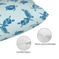 thumbnail image 5 of Salouo Turtle Pattern Pillow Cases,1PC Pillow Covers with Envelope Closure Decorative Pillow Case for Bed Couch,Pillows Not Included-14"x20", 5 of 6