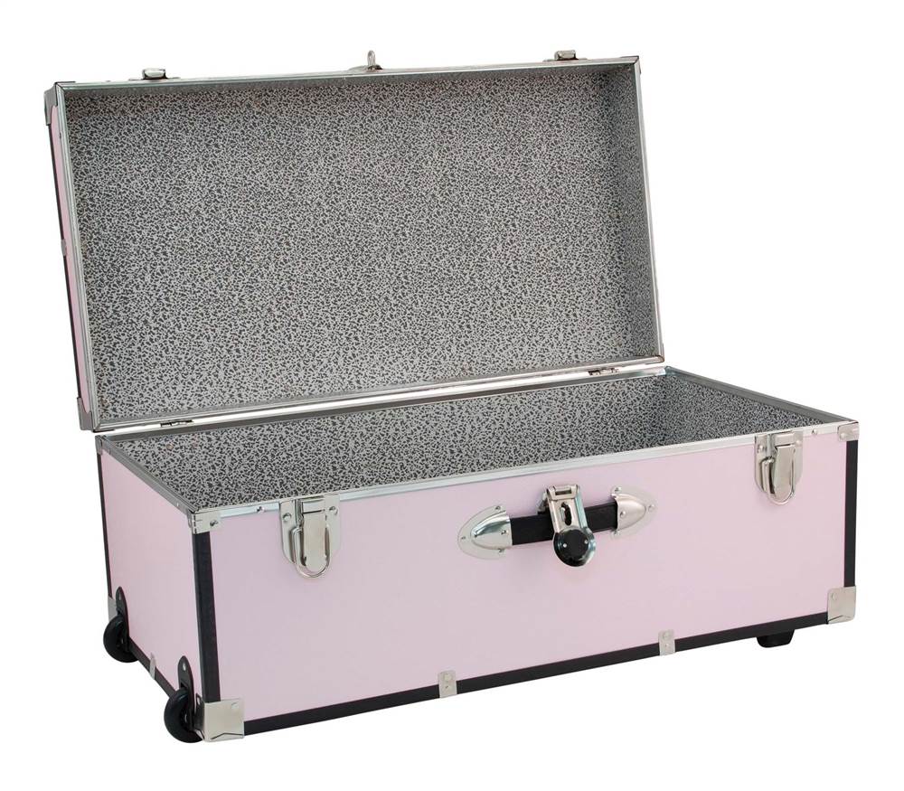 Seward Trunks 30" Trunk with Wheels and Lock in Blush Pink - image 3 of 6