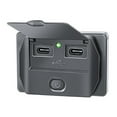 thumbnail image 1 of SPRING USB Fast Charger with LED Light Power Outlet for 12V 24V Car Motorcycle RV Boat Green light, 1 of 9