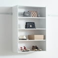 thumbnail image 6 of Devi White Freestanding Walk in Wood Closet System, 6 of 6