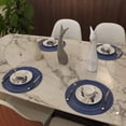 thumbnail image 4 of Sets de Table Ronds en Coton Faciles d'Entretien 36cm Lavables 6 Pcs (Marron Foncé), 4 of 5